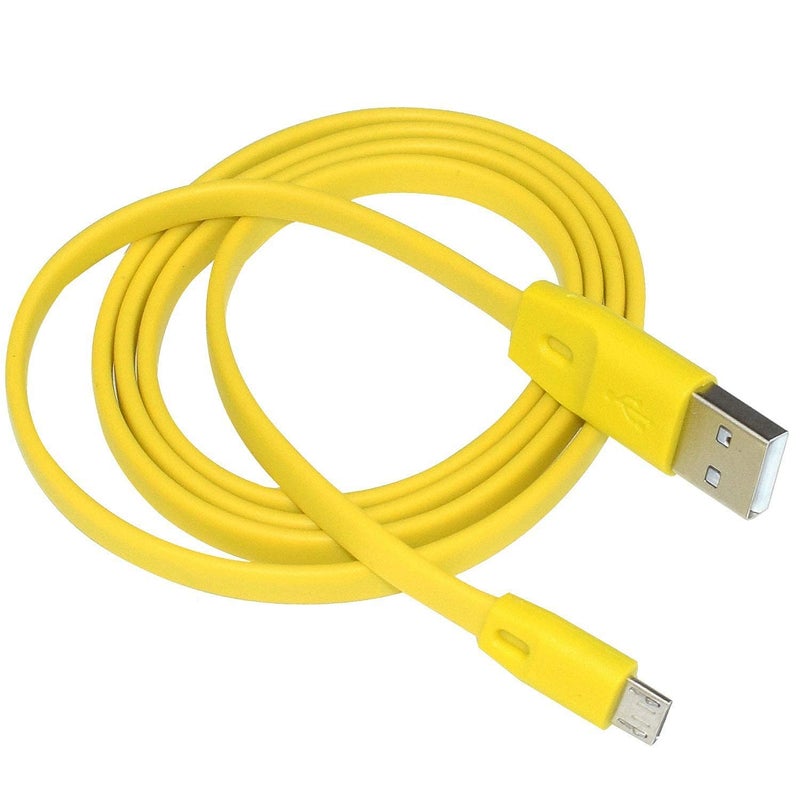 Toeasor Replacement UE Boom Charger Cable Cord Compatible with Logitech UE Boom/UE Boom 2/ Megaboom/Wonderboom/Miniboom/Roll Wireless Speaker (Yellow) - Image 2